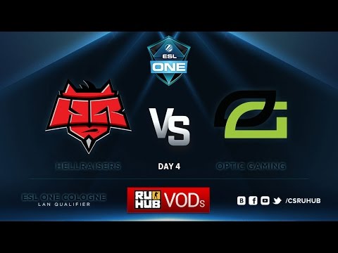 ESL One Cologne Qualifications - Hellraisers vs. OpTic Gaming - de_cache