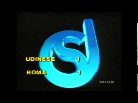 1989-90 (1a - 27-08-1989) Udinese-Roma 1-1 [Tempestilli,Simonini] Servizio D.S.Rai1