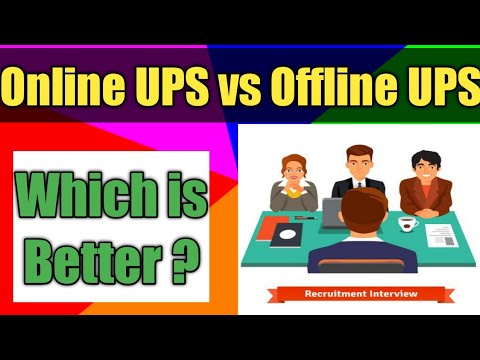 Online UPS vs Offline UPS| What is UPS System| How UPS system works | Hindi