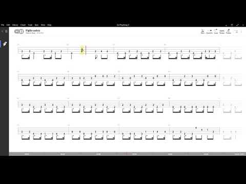 Figlio unico ( Del Turco ) ,Tablatura e base Senza Basso - Backing bass track-NO BASS