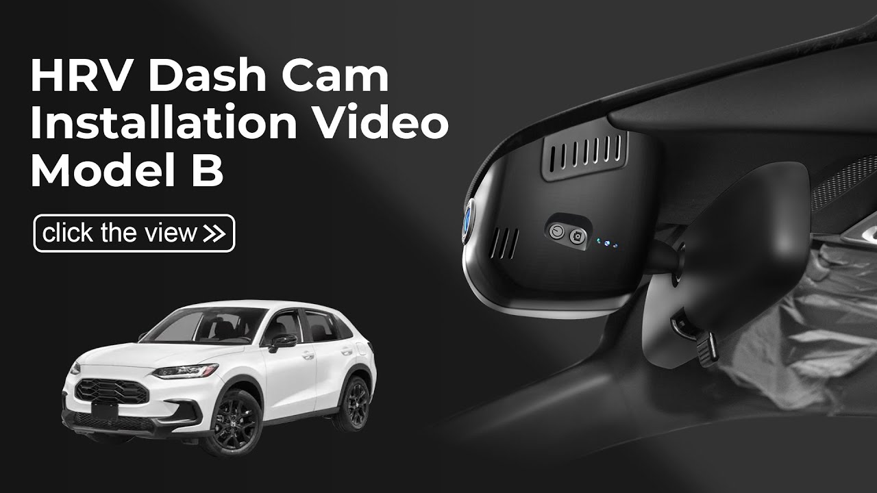  Dash Cam 028K(Model B) Installation Video for Honda HRV Gen3 RU 2023,2024,2025,2026