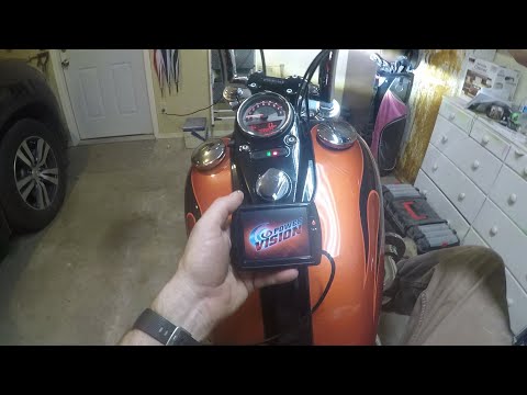 Installing the Dynojet Power vision on my 2011 Wide Glide,and a quick test ride.
