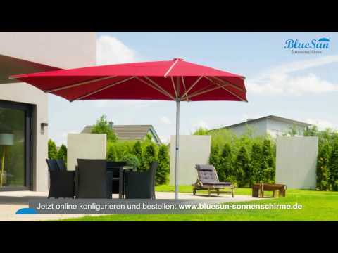 BlueSun® - professionelle Gastronomie-Sonnenschirme auch für privat