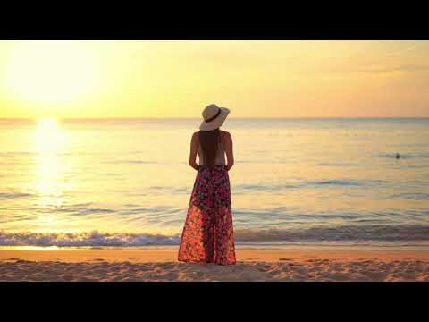 Woman standing by the beach Free 4k Video