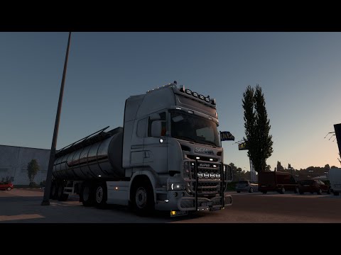 Euro truck Simulator 2 Poznań - Wrocław  Scania V8 Promods + Poland rebulding