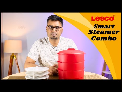 Lesco Smart Steamer Combo | Steam It Easily | Food Grade Plastic | Recipes for Steamer | #fypシ゚