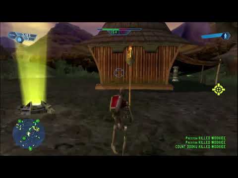 Star Wars Battlefront 2004 Ch. 3: Kashyyyk - Islands: Aggressive Negotiations Campaign CIS