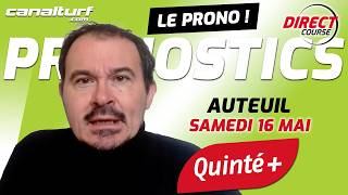 emission video des courses turf pmu du Samedi 16 mai 2026