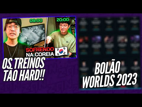 BOLÃO WORLDS 2023 e REACT vlog TREINOS LOUD