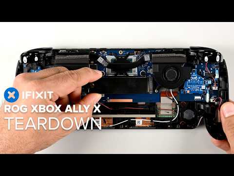 ROG Xbox Ally X Disassembly + Repairability Review | iFixit