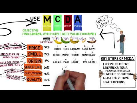 A Short Story about Multiple Criteria Decision Analysis (MCDA)