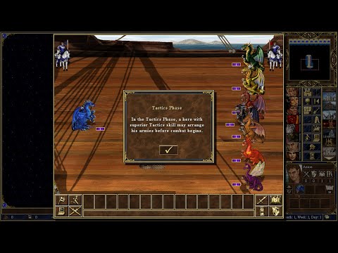 Heroes 3 HotA Battle | Azure Dragon Vs. Living Dragons