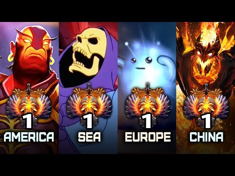 BEST of the BEST in Dota — TOP-1 Ranks of ALL REGIONS