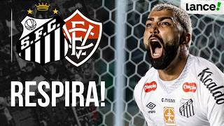 SANTOS VENCE O VITÓRIA E RESPIRA NA TABELA DO BRASILEIRÃO - ANÁLISE PÓS-JOGO
