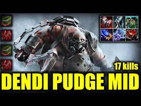 🔥 PUDGE MID IS BACK - DENDI - 17 kills - Dota 2 Pro Game Highlights