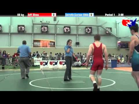 Jeff Streu vs. Everrette Garrison White at 2013 ASICS University Nationals - FS