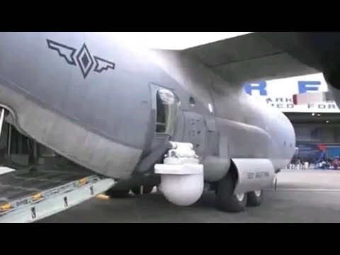 Phil. Air Force C-130H transport aircraft now equipped with SABIR maritime patrol sensor kit