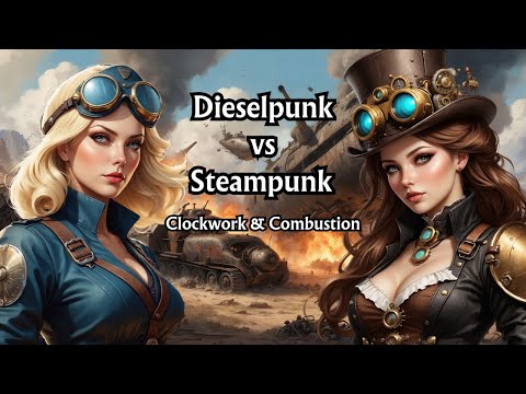 Clockwork and Combustion: A Dieselpunk vs Steampunk War