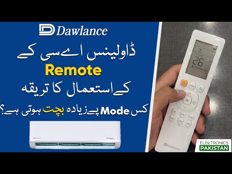 Dawlance inverter AC remote settings and Features | Dawlance AC new model Elegance Plus UV Remote