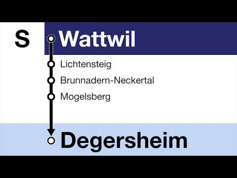 SOB Ansagen • S-Bahn • Wattwil – Degersheim (Sommer 2019)