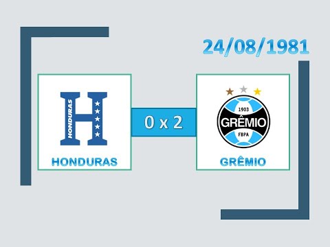 COMPACTO: Honduras 0 x 2 Grêmio - 24/08/1981 - Troféu Ciudad de Barcelona