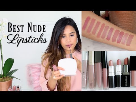 My Favorite Nude Lipsticks For Medium Tan Skin Tones! - MissLizHeart Video
