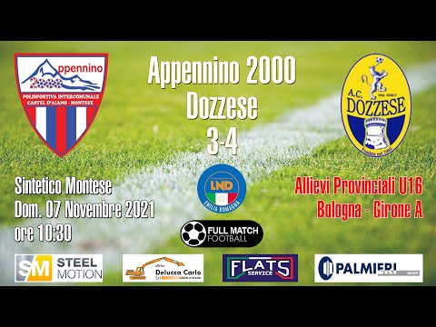 Calcio - Allievi - Appennino 2000 3-4 Dozzese - Partita del 07/11/2021 FULL MATCH