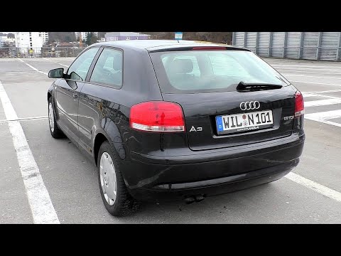 2004 Audi A3 8P 1.9 TDI Manual Chiptuning RaceChip (129 PS) TEST DRIVE