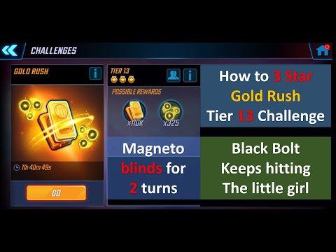 Gold Rush Tier 13 Challenge - Marvel Strike Force