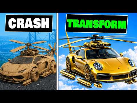 Every Time I Crash, My Flying Car Upgrades in GTA 5