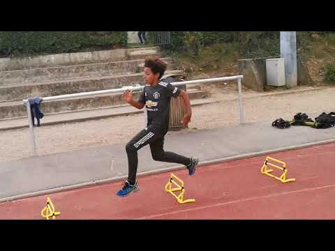 PRÉPARATEUR PHYSIQUE 91 COACH SPORTIF AVEC NOAH FOOTBALLEUR 11ans Fleury Merogis U12 Reg