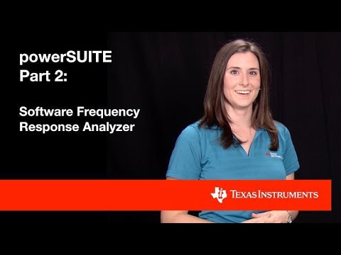 powerSUITE Digital Power Software Tools - Part 2: Software Frequency Response Analyzer