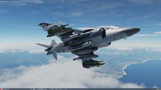 DCS AV-8B Harrier, Sky Warrior Campaign, Mission 02 "Silkworm" full one take.