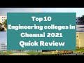 Top 10 Engineering Colleges In Chennai 2021 Quick Review