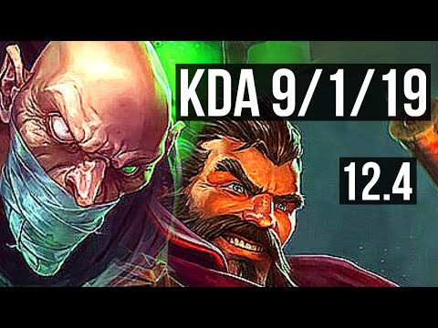 SINGED vs GRAVES (TOP) | 9/1/19, Rank 6 Singed, 700+ games | KR Grandmaster | 12.4