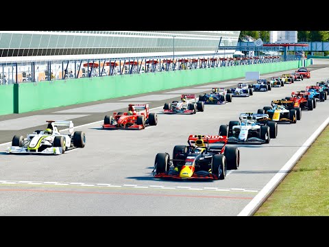 F1 2022 Cars vs F1 2009 Cars at Monza GP