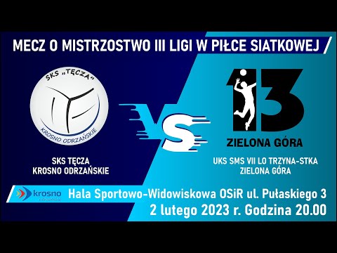 III Liga Lubuska Siatkówki. Mecz SKS Tęcza Krosno Odrz. - UKS SMS VII LO - 02.02.2023 r.