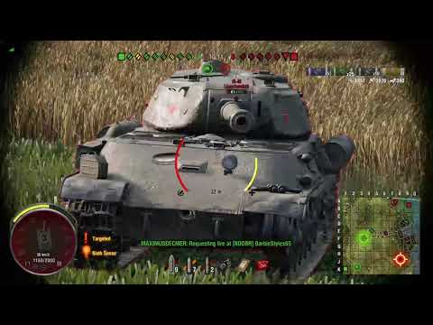 WoT Console: T95E6 - 100% Damage Standing: 10K+ Combined Damage