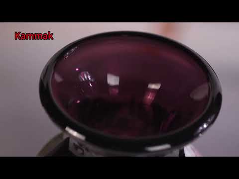 KAMMAK colorful hand blown glass vase video