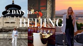 🪭 2 Days in Beijing, China | Temple of Heaven, Restaurants & Luxury Hotel