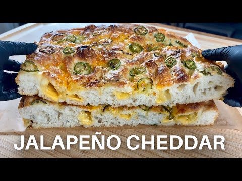 Jalapeño Cheddar Focaccia Recipe | Quick & Easy
