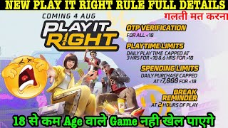 Download lagu Play It Right Kya Hai | Free Fire New Rules | 4 Aug New Play It Right Otp Verification Kaise Karen mp3 Download lagu Play It Right Kya Hai | Free Fire New Rules | 4 Aug New Play It Right Otp Verification Kaise Karen mp3