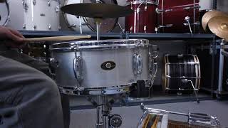 Video thumbnail for 1960s Slingerland No. 140 Student Model 5x14" 6-Lug Aluminum Snare Drum by Hawthorne Drum Shop