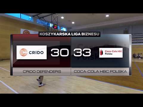 Crido Defenders vs Coca-Cola HBC Polska - III kolejka - I Liga Warszawa - Koszykarska Liga Biznesu