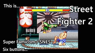 This is Street Fighter 2 for the Super Famicom / Super Nintendo
