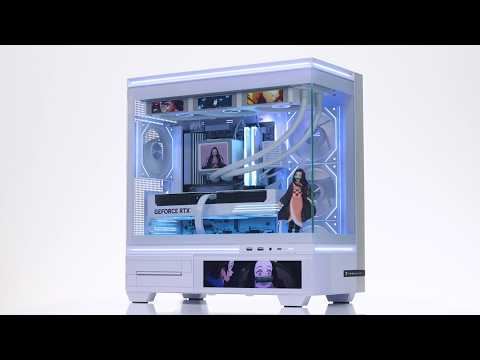 비쥬얼 디스플레이 특화 빌드 Thermalright TL-M10 VISION 화이트 감성 PC 조립 / TF3-360SC B850M RTX5070 lcd