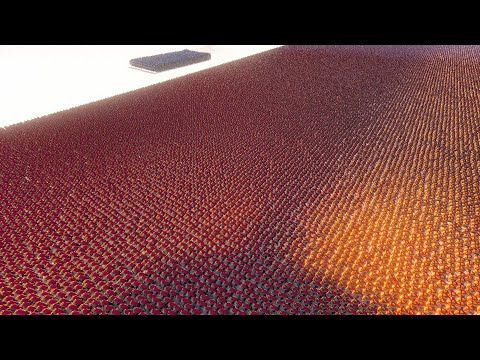 1,000 OLOG HAI VS 50,000 SPARTANS - UEBS MODS - Ultimate Epic Battle Simulator