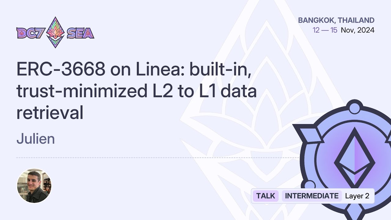 ERC-3668 on Linea: built-in, trust-minimized L2 to L1 data retrieval preview