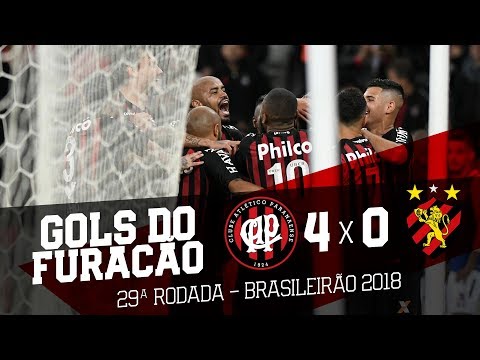Atlético Paranaense 4x0 Sport | GOLS DO FURACÃO