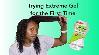 My First Time Trying Extreme Gel | Wash and Go On Fine Natural Hair | NaturallyCorporate